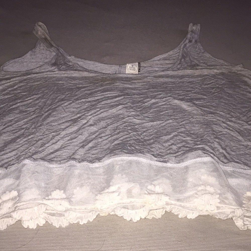 Paper crane crop tank